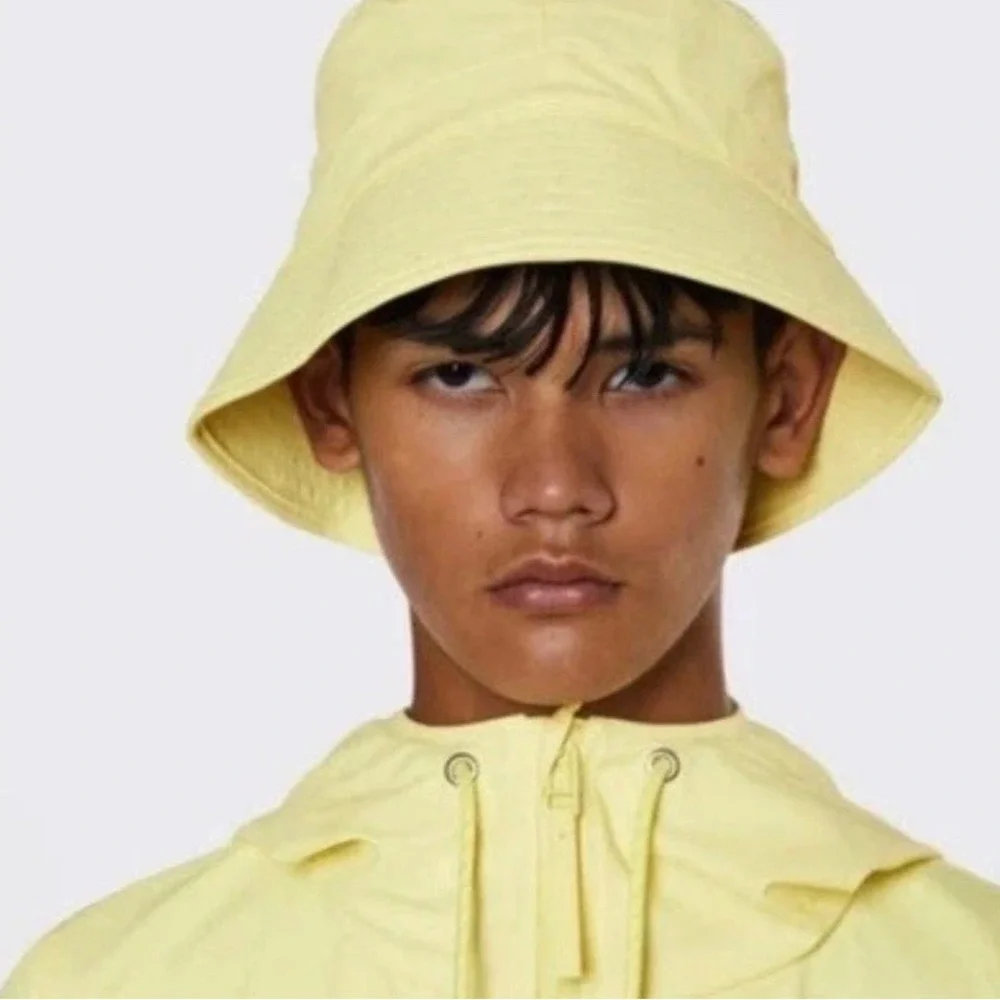 Rains Bucket Hat Waterproof Rain Hat Straw Yellow 20010 XS/S/M‎